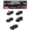 Image de Majorette Bugatti, Lamborghini, Toyota, Land Rover Black Edition 5 Pieces Gift Pack modèle fini Modèle réduit de voiture