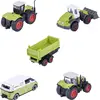 Image de Majorette Claas, Volkswagen (VW) Claas Farm 5 Pieces Pack empoisonné modèle fini Modèle réduit dengin agricole