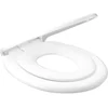 Image de Gelco Design 707997 Bambino Abattant avec lunette enfant intégrée déclipsable et descente progressive Blanc