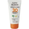 Image de Corine de Farme - Crème Protectrice Visage & Corps SPF30 - Haute Protection UVA & UVB - au Monoï de Tahiti - Résiste à l'Eau - Fabriqué en France - 50ml (Lot de 2)