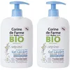 Image de Corine de Farme - Gel Lavant Micellaire Corps & Cheveux Parfumé pour Bébé - Certifié BIO Ecocert - Peaux Sensibles, Cheveux Délicats - Dès la Naissance - 500 ml (Lot de 2)