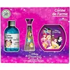 Image de Corine de Farme - Coffret Princesses avec Eau de Toilette 30ml, Bain Moussant 300ml et Boîte à Goûter - Cadeau pour Fille - Parfum pour Enfant Senteur Fraise - Gel Fruité 3-en-1