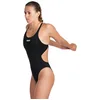 Image de Arena Solid Swim Tech Team Maillot de Bain Femme Une Pièce, Séchage Rapide, Maillot de Bain Sportif en MaxLife Tissu Eco avec Résistance Maximale au Chlore et Protection UV UPF 50+