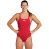 Image de Arena Solid Swim Pro Team Maillot de Bain Une Pièce pour Femme, Séchage Rapide, Maillot de Bain Sportif en Tissu Arena MaxLife Eco avec Une Résistance Maximale au Chlore et Une Protection UV UPF 50+