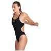 Image de Arena Solid Swim Tech Team Maillot de Bain Femme Une Pièce, Séchage Rapide, Maillot de Bain Sportif en MaxLife Tissu Eco avec Résistance Maximale au Chlore et Protection UV UPF 50+