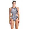 Image de ARENA Maillot de bain One Paints Tech dos sans coutures latérales pour femme