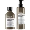 Image de L'Oréal Professionnel, Coffret Cadeau Absolut Repair Molecular, Routine Réparatrice, Cheveux Abîmés, Duo Shampoing + Sérum à Rincer, Édition Limitée Serie Expert