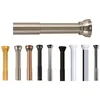 Image de Spirella, Barre tringle pour rideau de douche ou baignoire extensible sans perçage en Alu, Modèle KRETA, Résistant aux rayures, Fixation télescopique extensible à volonté, 75-125cm, Gris