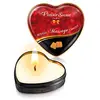 Image de Plaisirs Secrets Mini Bougie de Massage Caramel Boîte Coeur 35 ml