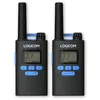 Image de Logicom - Essential - Talkie-Walkie - PMR446 - sans Licence - Portée 10 km - autonomie 20h - écran LCD - USB-C - Lampe Torche - VOX Mains Libres -16 canaux - Batterie 1000 mAh - Pack 2 radios
