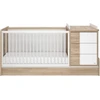 Image de Sacha lit bébé compact 70x140 Chêne