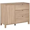 Image de Calypso Commode 1 porte 3 tiroirs Beige