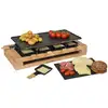 Image de Appareil à raclette Bamboo 8 poêlons et 2 double poêlons 1500 W KCWOOD.8.MAXI Kitchen Chef Professional