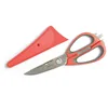 Image de Mastrad F24515 Ciseaux de Cuisine 12 Fonctions avec Support Magnétique Inox Rouge 23,5 x 8,3 x 2,5 cm