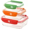 Image de mastrad - Boîte de Conservation Alimentaire Connectée Stor'Eat - Verre Borosilicate Résistant - Sans BPA - Lot De 3-370, 640 Et 1040 ml