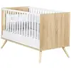 Image de Seventies Lit bébé évolutif Chêne doré