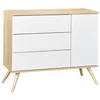 Image de Seventies commode 1 porte 3 tiroirs Blanc