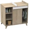 Image de Nova new commode avec plan à langer intégré Blanc lin
