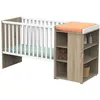 Image de Nova new lit bébé combiné évolutif 60x120 Blanc lin