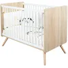 Image de Sixties Lit bébé 60x120 Blanc