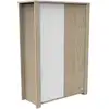 Image de Antonin Armoire 2 portes Bois / Blanc