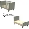 Image de Eléonore Lit bébé évolutif Kaki