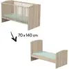 Image de Access Lit bébé évolutif Bois