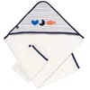Image de Baby Sailor Cape de bain + gant
