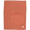 Image de Matelas à langer avec housse et serviette Uni Terracotta Rouge