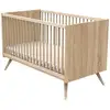 Image de Seventies Lit bébé évolutif Chêne doré