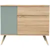 Image de Seventies Commode Chêne doré Sauge