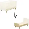 Image de Paloma Lit bébé évolutif Blanc neige