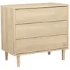 Image de Paloma Commode 3 tiroirs Bois chêne sépia