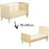 Image de Mélinée Lit Bébé évolutif Little Big Bed Crème