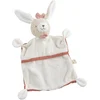 Image de Doudou mouchoir coton bio Petit Coeur Vieux Rose