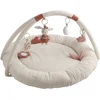Image de Tapis d'éveil coton bio Petit Coeur Vieux Rose