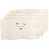 Image de Protections de barreaux de lit de bébé en gaze de coton Léopard Beige