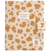 Image de Protège carnet de santé en gaze de coton Petit Chou Léopard