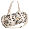 Image de Sac bowling en gaze de coton Léopard Beige