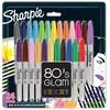 Image de Sharpie marqueurs permanents - pointe fine - Electro Pop & assortiment de couleurs originales - lot de 24