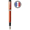 Image de Waterman Hémisphère stylo plume | acier inoxydable avec attributs or fin 23K | plume moyenne | coffret cadeau