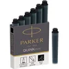 Image de Waterman Hémisphère stylo roller - noir brillant avec attributs chromés - pointe fine - encre noir - coffret cadeau
