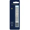 Image de Waterman recharge d’encre pour stylo roller | pointe fine | encre noire | 2 recharges