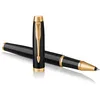 Image de Parker IM stylo roller IM | laque noire avec attributs or | pointe fine | encre noir | coffret cadeau