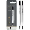 Image de Parker recharges pour stylo roller | pointe moyenne | encre noire QUINK | lot de 2