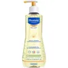 Image de Mustela - Huile Lavante Bébé - Soin Doux et Nourrissant pour Peau Sèche, Corps, Visage et Cheveux - 98% d'ingrédients d'origine naturelle - Nettoie, Apaise et Protège la Peau Sensible