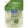 Image de Mustela - Gel Lavant Bébé Eco-Recharge Vegan - Nettoyage Doux pour Toute la Famille - Dès la Naissance - Huile d'Olive Bio, Glycérine, Aloe Vera - Hygiène bébé - 97% d'ingrédients d'origine naturelle