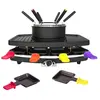 Image de Fagor Appareil 3-en-1 à raclette, grill et fondue pour 8 personnes - 1100 W