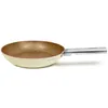 Image de ARTHUR MARTIN, Poêle 28 cm Grand Chef, Aluminium forgé, revêtement anti adhérent, poignées et anses en acier rivet, Tous feux dont induction, Compatible Lave Vaisselle, Crème