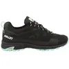 Image de Millet Hike Up W, Chaussures de Randonnée Basses Semelles Vibram Légères - Femme, Noir/Turquoise, 40 EU